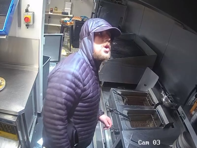 Police in Sheffield have released CCTV images of a man they would like to speak to in connection with a burglary.
It is reported that in the early hours of 24 February, a man broke into Saw Grinders Union on Penistone Road and forced entry through the window before stealing several amounts of alcohol and food.
Enquiries are ongoing but officers are keen to identify the man in the image as they may be able to assist with enquiries.
Quote incident number 342 of 24 February 2024 when you get in touch. Picture: South Yorkshire Police
