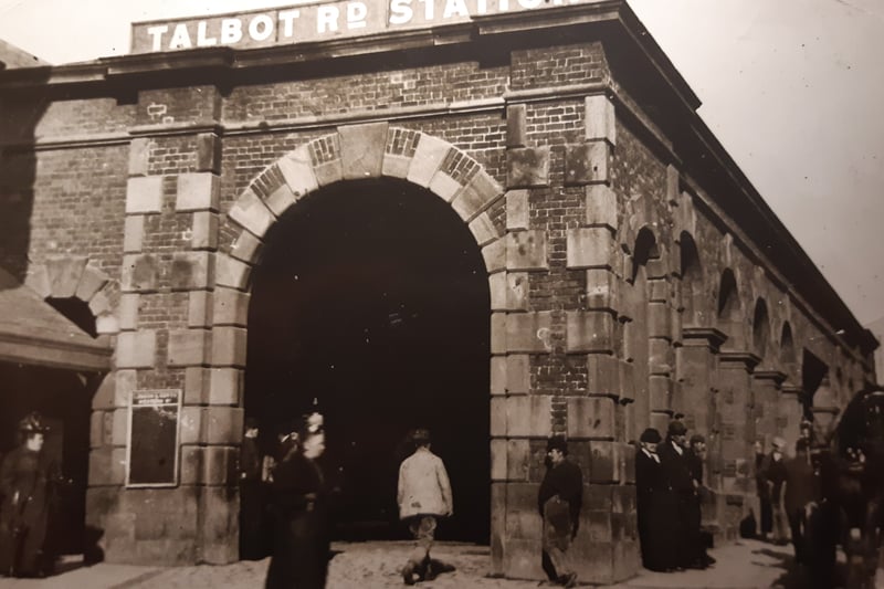 This is one of the oldest pictures we have in our archives of Blackpool North, which in those days was called Talbot Road Station