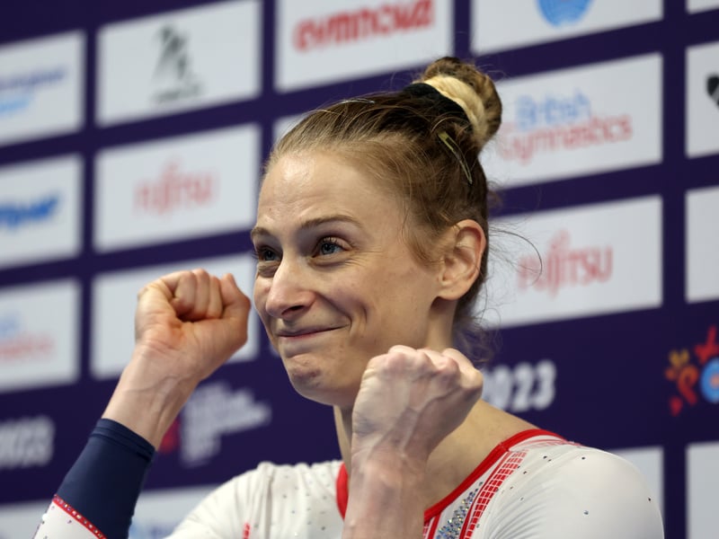 Page has won both bronze and silver at the Olympics previously but took her first gold for Women's Trampoline.