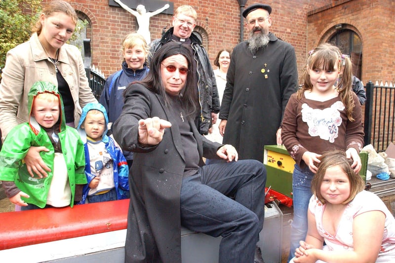 Ozzy Osbourne lookalike Vince Wilson opened the St Mary Magdelene Church summer fete in September 2006.
