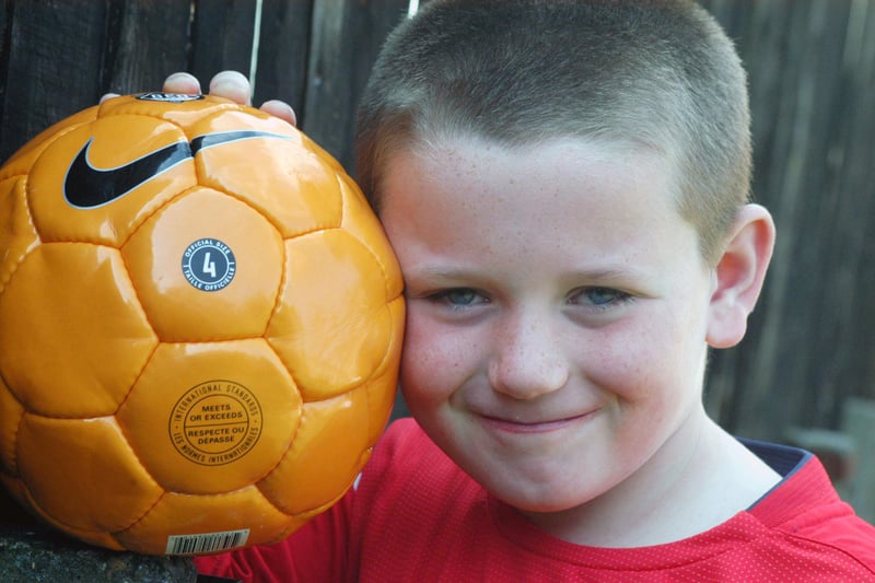 Bobby Jenkins was just seven years old at the time but he looked just the part as a Wayne Rooney lookalike in 2004.
