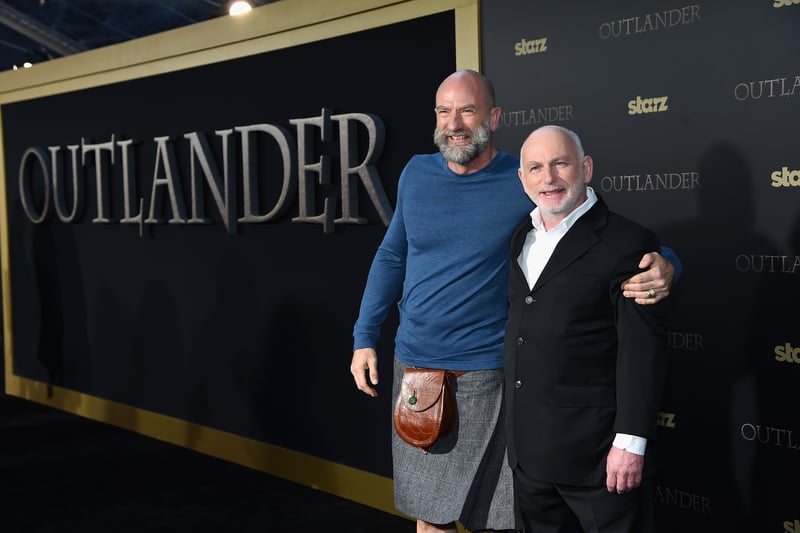 Outlander and Gangs of New York actor Gary Lewis pictured on the right was born in Easterhouse as the middle of three children. Lewis' father was a coppersmith and his mother worked in a local biscuit factory. 