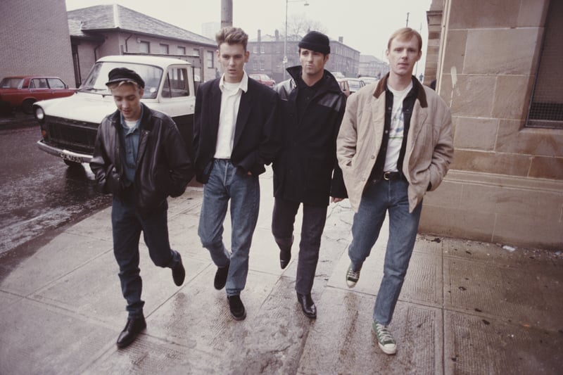 Pictured on the right, Tommy Cunningham is best known as the drummer of Wet Wet Wet and was born in Drumchapel. 