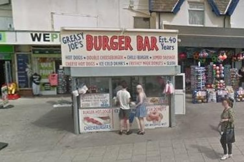 Davie Swan says Greasy Joe's, South Promenade, Blackpool, is the best place to get a burger on the coast.