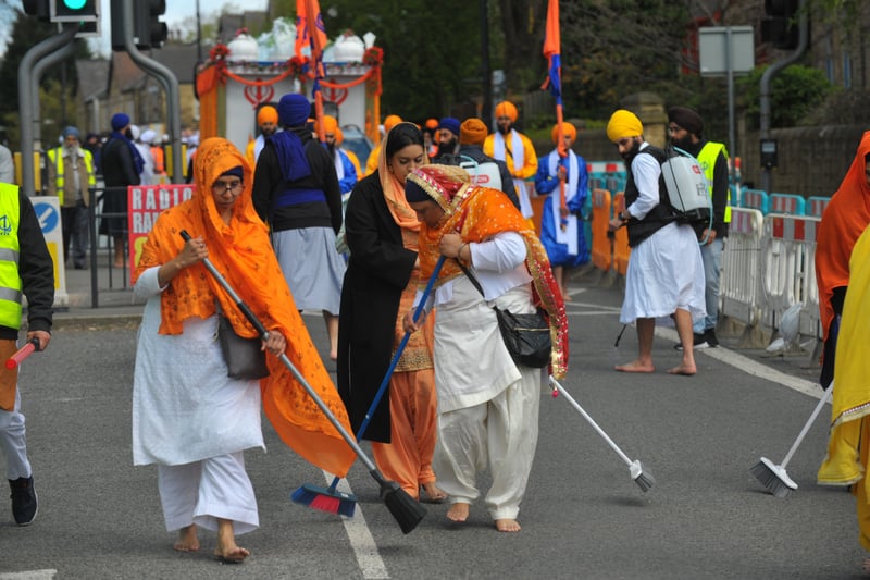 Thousands of people turned out for the annual procession in Leeds