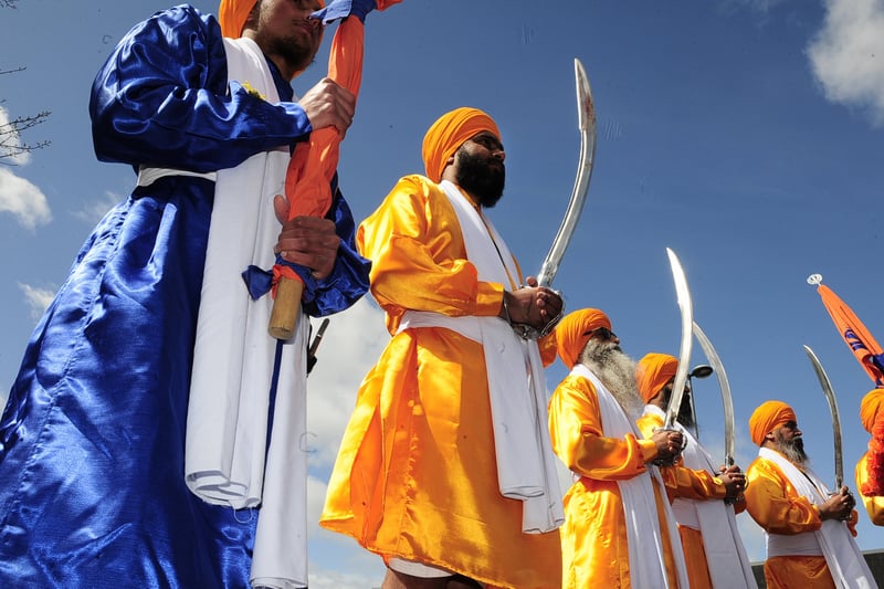 Starting from The Sikh Temple, the procession visited Gurdwara Shri Guru Hargobind Sahib Ji on Harehills Lane, Gurdwara Guru Kalgidhar Sahib on Cross Cowper Street and Ramgarhia Board Gurdwara Leeds on Chapeltown Road