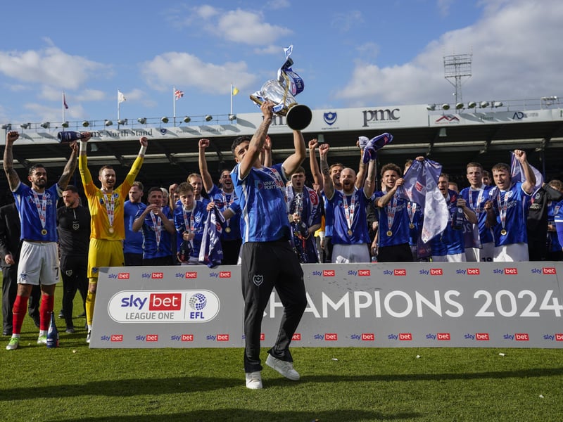 Alex Robertson returned to Fratton Park to take part in the celebrations