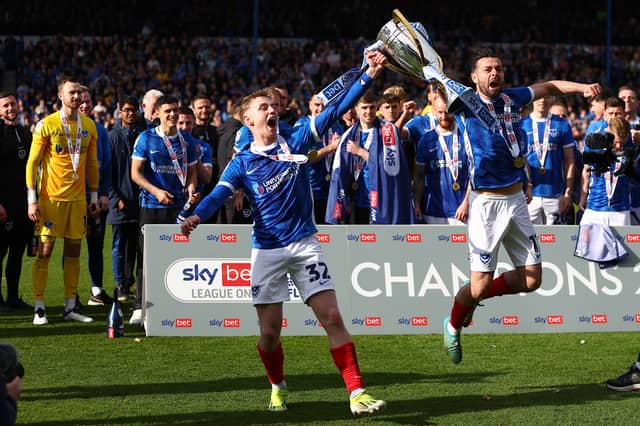 How many followers do Pompey have compared to League One rivals