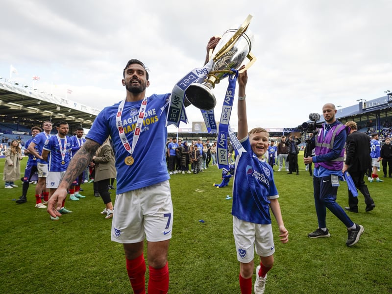 The club captain fulfilled a lifelong ambition when he lifted the league championship trophy for boyhood club Pompey on Saturday. It was just reward for his sterling performances and leadership over the course of the season - qualities that saw Pack secure a clean sweep of the numerous player of the year awards that were up for grabs. The 33-year-old featured 38 times in the league this season, scoring three times and recording nine assists. A player with huge Championship experience, his presence was essential during the run-in.