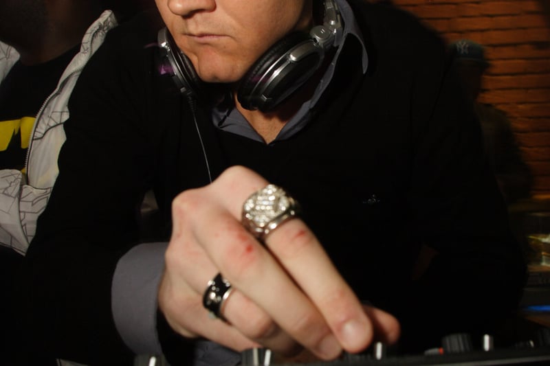 Jamie Duggan DJing at a Street Cred Magazine Party in Birmingham on 27/08/2009. (Photo by PYMCA/Avalon/Getty Image