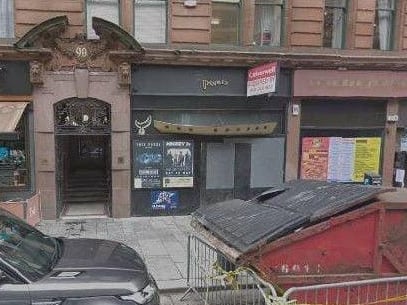 This Mitchell Street club was Glasgow's first superclub in the 1990s, stylish people pouring through its doors at the weekend. The scene of many legendary nights featuring famous DJs and celebrity visitors, including Brad Pitt. The Tunnel eventually closed in 2014. Fran Healy of Travis worked behind the bar here before he was famous. 