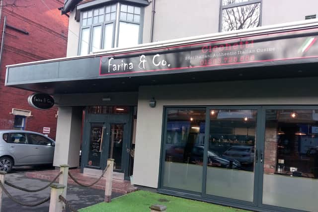 Four-out-of-five food hygiene rating: Farina & Co, at 62a Clifton Street, Lytham.
It means that of Fylde's 161 restaurants, cafes and canteens with ratings, 143 (89%) have ratings of five and just one has a zero rating.
