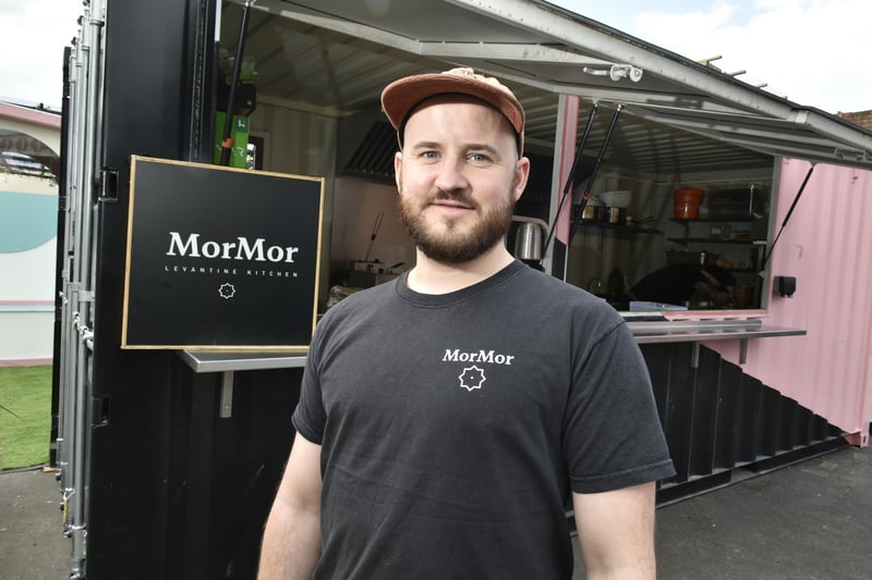 During Rayner's trip to Kino, the kitchen was occupied by Levantine street food business MorMor, founded by Hugo Monypenny (pictured). The Guardian food critic praised MorMor's fiery flavours. 