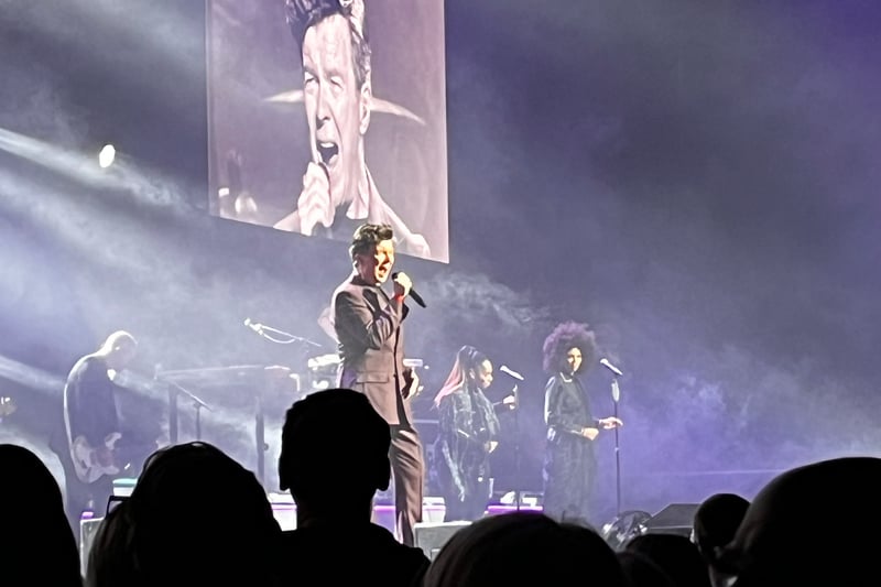 Icon Rick Astley took to the stage as part of the test event