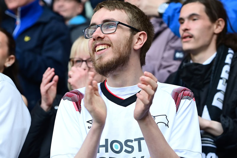 All smiles at Pride Park
