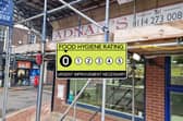 Adnans, on West Street, Sheffield, has been handed the lowest food hygiene rating possible.