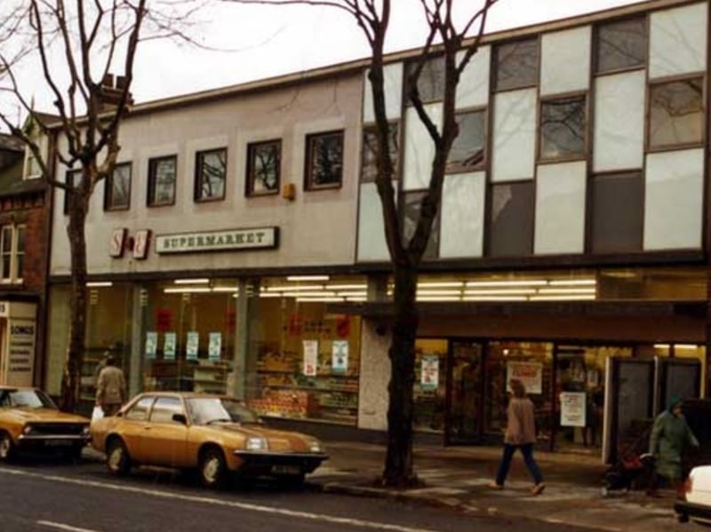 Sheffield and Ecclesall Co-op supermarket, on Ecclesall Road, in 1983