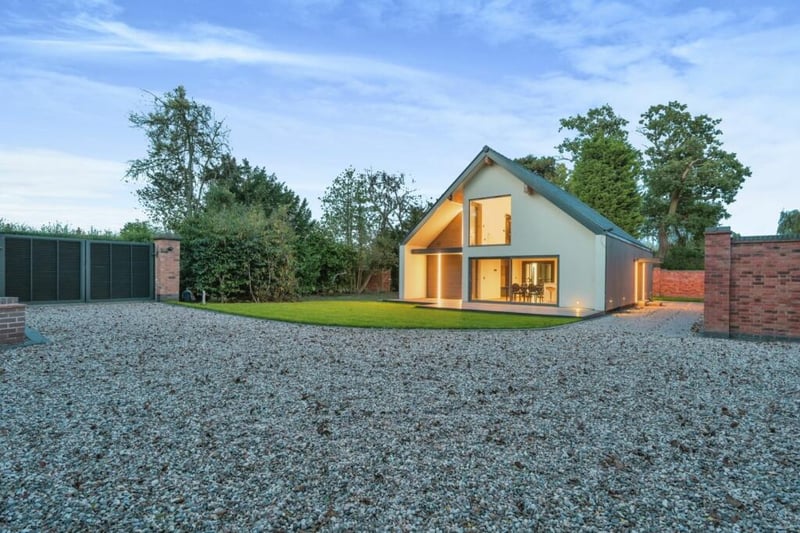 Set in the hamlet of Wishaw adjacent to Pool Hall. The house is contemporary in design and super insulated in construction