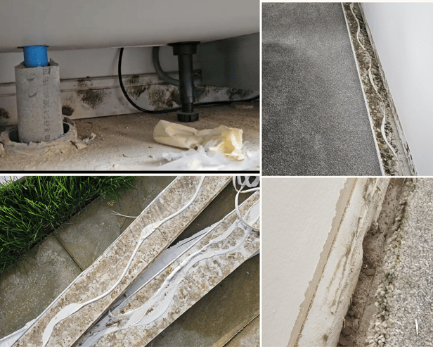 Mould has caused significant issues in this Sheffield home. The Star was told moisture trapped by the skirting boards has caused mould issues on carpets and kitchen walls.