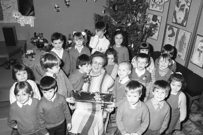 Headmistress Margaret Hall retired from Washington's Oxclose Infants School after she had been there since it opened in 1975.