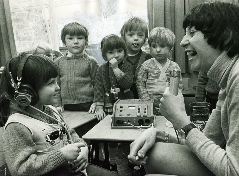 Children at the Maud Maxfield School, Sheffield, in 1973