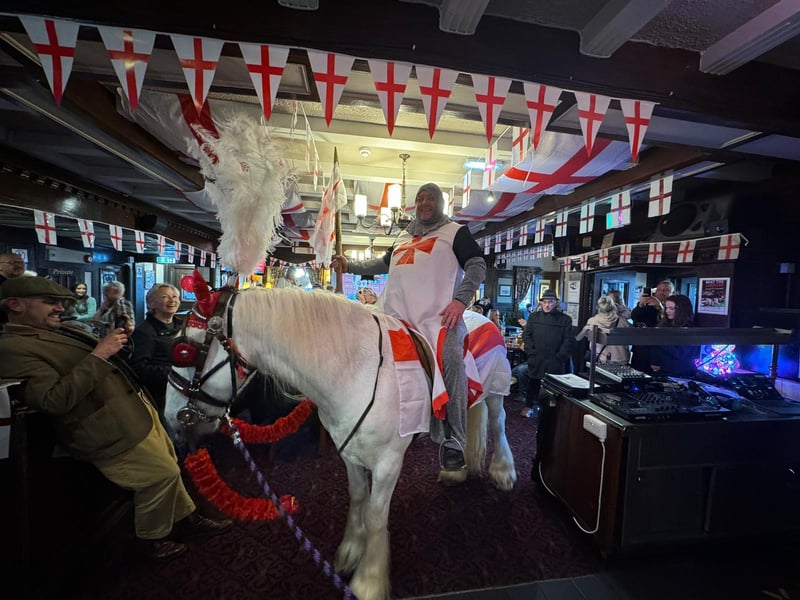 Although St George never visited England, his reputation for virtue and holiness spread across Europe and his feast day - April 23 – was celebrated in England from the 9th century onwards.
