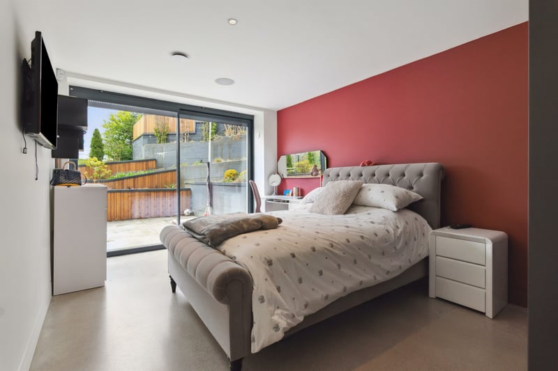 A look inside one of the other spacious bedroom spaces in the property. 