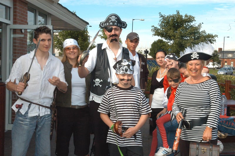 The Roker restaurant staff were about to set off on a sponsored walk in fancy dress when this photo was taken in August 2006.