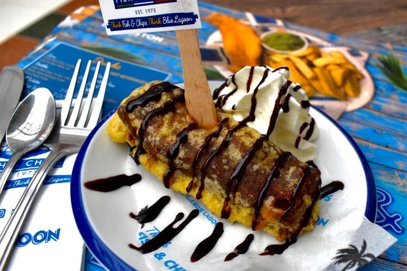 The deep-fried Mars bar is believed to have been invented near Aberdeen and has become a real Scottish favourite. You can sample one at the Blue Lagoon chippy which first opened in Glasgow in 1975. 