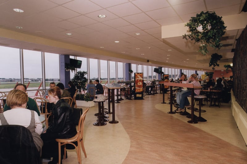 Inside the Take Off cafe in January 1998.