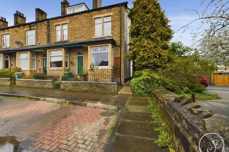 This charming stone built terraced house on Harker Terrace is on sale.