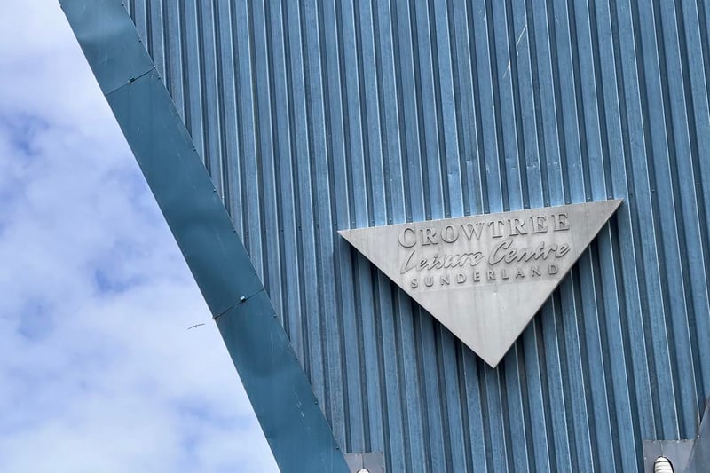 The much-missed Crowtree Leisure Centre may be long gone, but its old sign is still there as a reminder of the good times. It's above what was the old walk way past the swimming pool. 