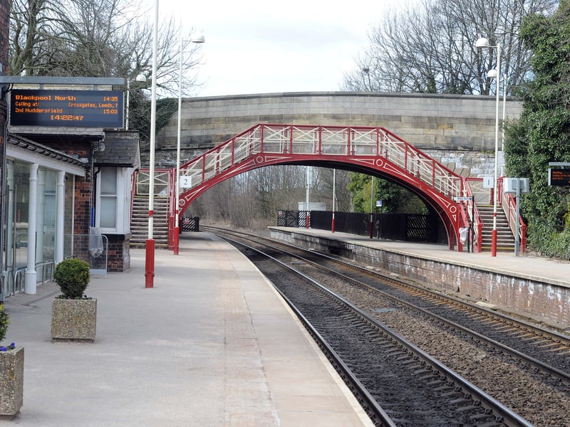 The old Grade II listed footbridge at Garforth station has been carefully removed and relocated to the Bredgar and Wormshill Light Railway in Kent.
