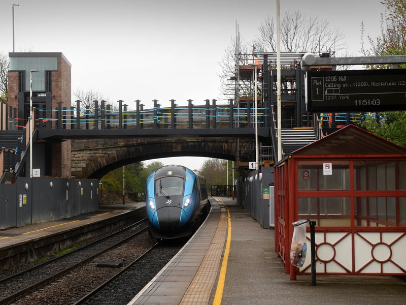 A temporary footbridge has been put in place while workers continue to ready the new bridge.