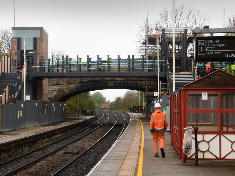 While the work takes place, the car park at Garforth will be reduced by around 60 spaces.