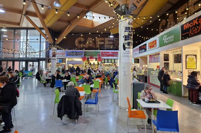 The food hall at Sheffield's Moor Market