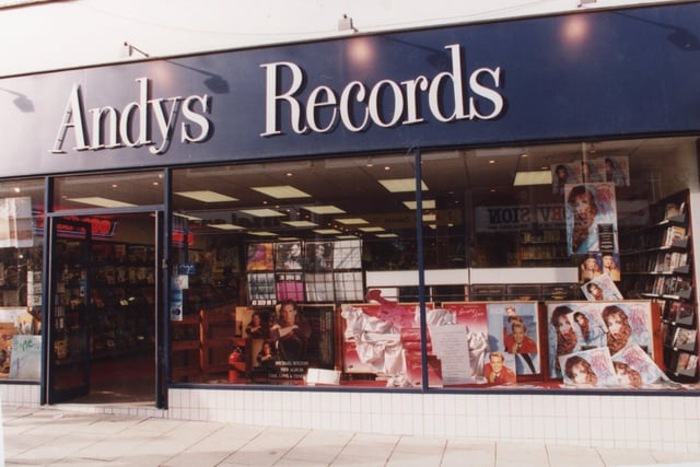 Andys Records was another popular music shop in Preston.