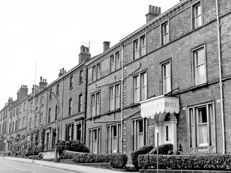 The Harley Hotel on Glossop Road, Sheffield, in 1968