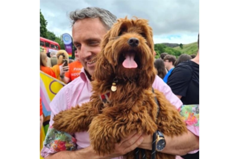 The Edinburgh Western MSP said: "Bramble was a salvation to an immediate family member who had really struggled with their mental health. She is basically a therapet to constituents in crisis when she comes to my surgery and she is such a good girl on every level."