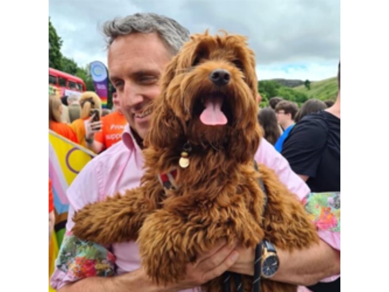 The Edinburgh Western MSP said: "Bramble was a salvation to an immediate family member who had really struggled with their mental health. She is basically a therapet to constituents in crisis when she comes to my surgery and she is such a good girl on every level."