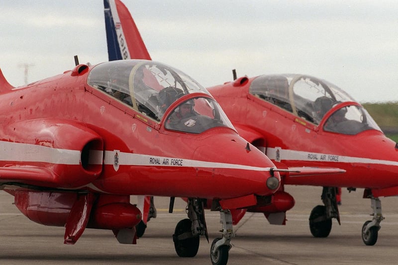 The Red Arrows touched down in July `1998.