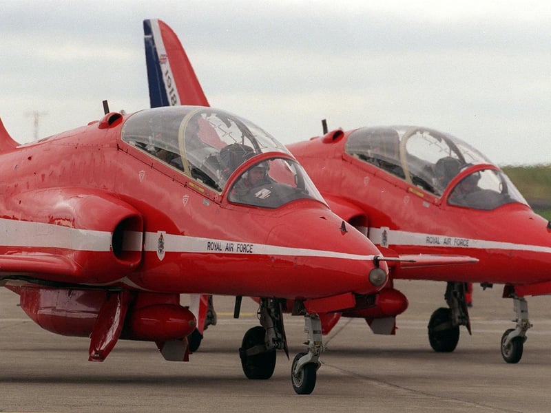 The Red Arrows touched down in July `1998.