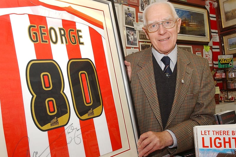George Foster was given a personalised shirt on his 80th birthday in 2006 to thank him for his lifelong support of SAFC.