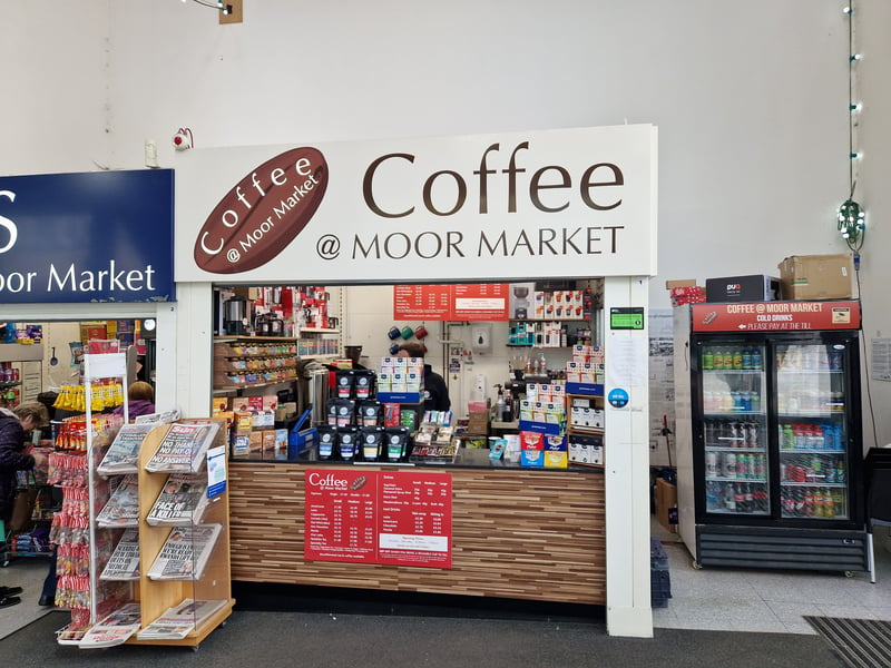 One shopper at the Moor Market said this was the place to go for the best cup of coffee in Sheffield. A small latte will set you back £2.15, while a large costs £3.25.