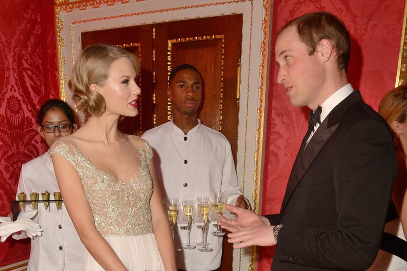 Taylor met Prince William while attending a Centrepoint Gala Dinner at Kensington Palace.