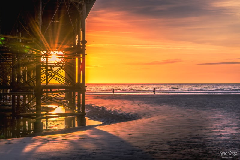 Lone Wolf Photography took this splendid shot of one of the piers at sunset.