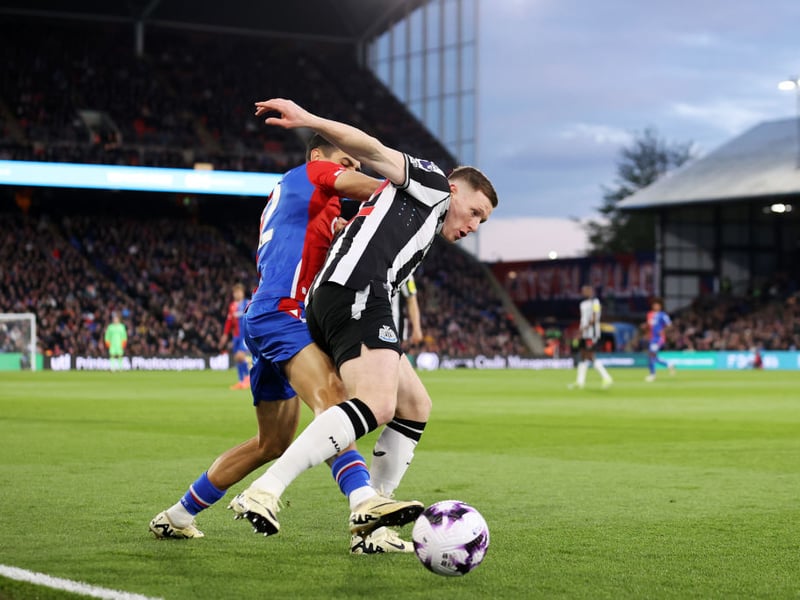 Shown a yellow card in the 2-0 defeat at Crystal Palace.