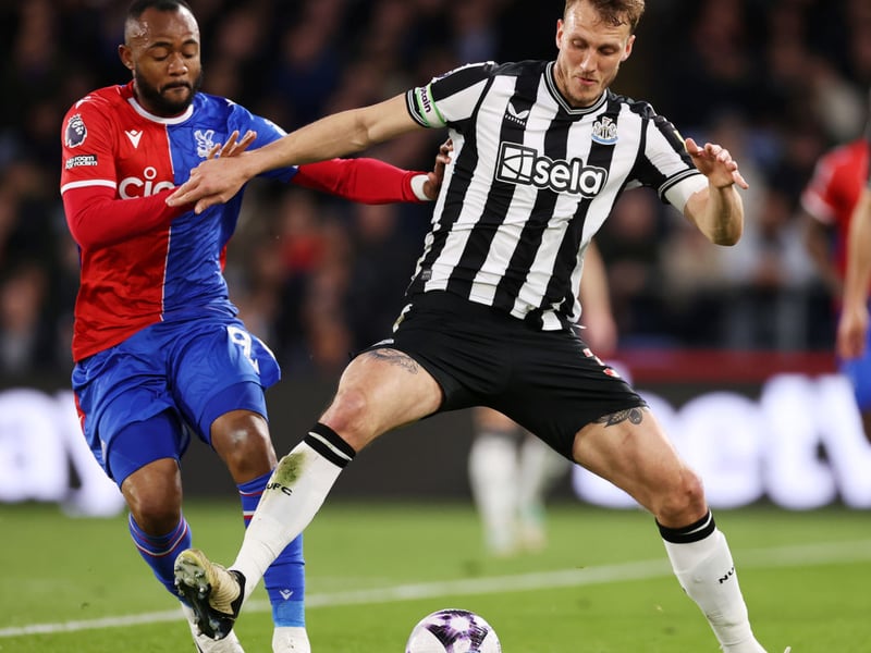 Won his battles down Newcastle's left side before shifting into a central role.