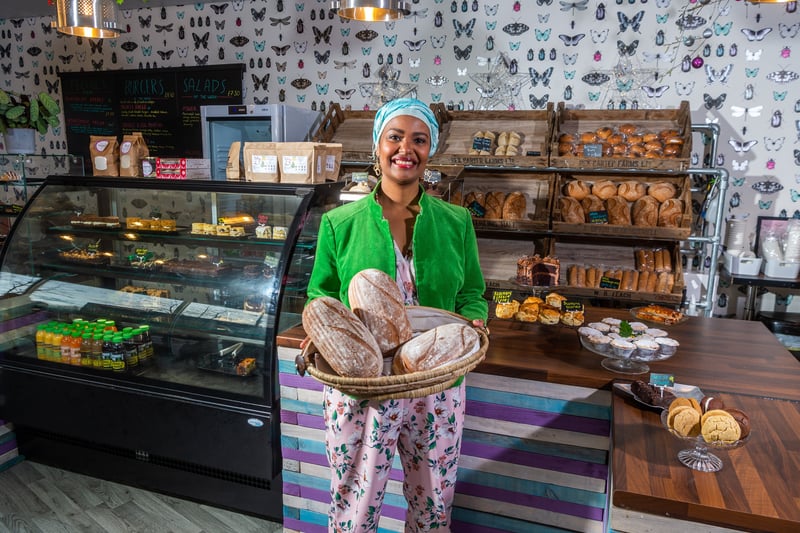 Wildcraft Gluten Free Bakery, in Meanwood, is one of the best bakeries in Leeds according to YEP readers. Pictured is co-founder Mina Said-Allsop