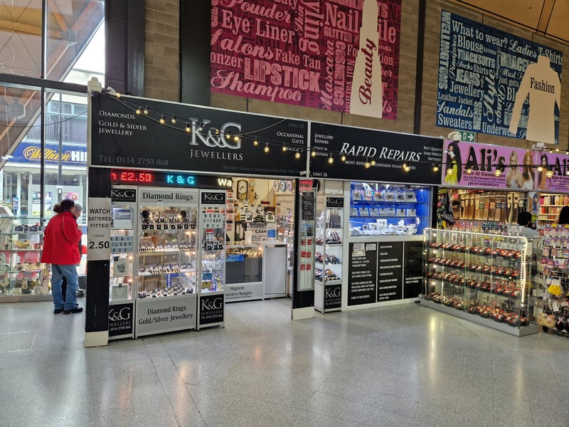 At K&G Jewellers, you can get a watch battery for £2.50 or £5, and have it fitted for free.